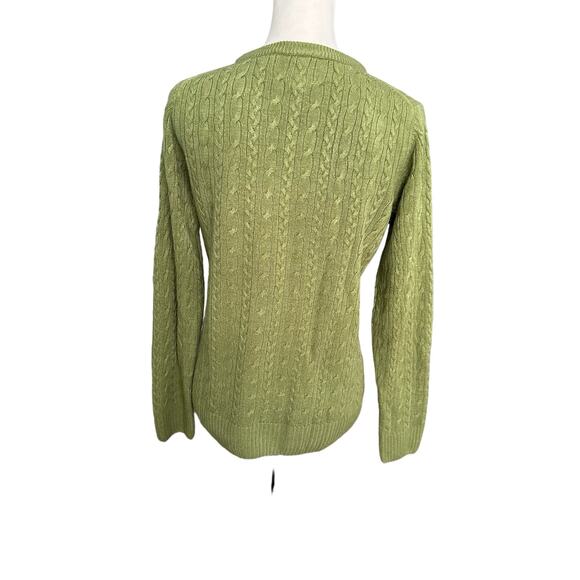 Bass Women's Sweater Green Medium - Picture 3 of 3